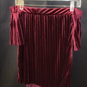 Off the shoulder blouse